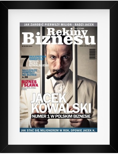 Plakat Gazeta Rekiny Biznesu