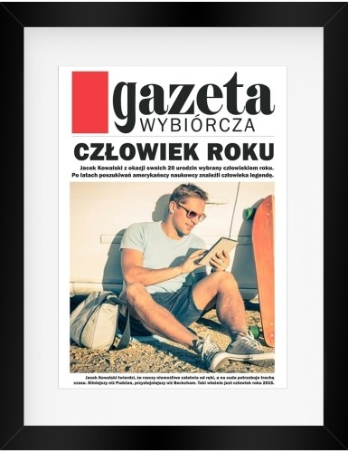 Plakat Gazeta Wybiórcza