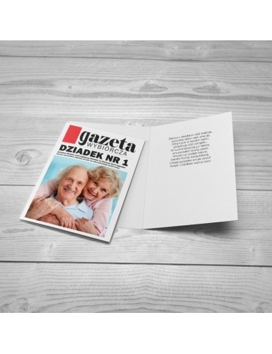 Kartka Gazeta dla Dziadka