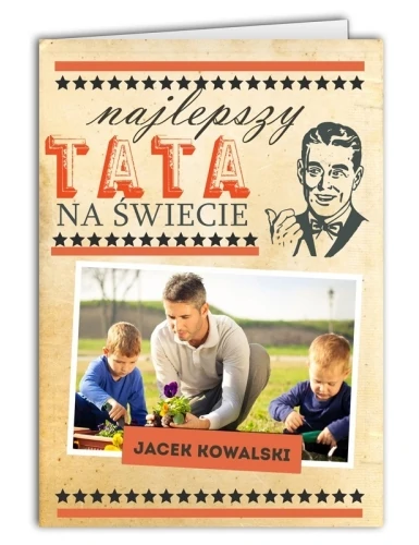 Kartka Najlepszy Tata na Świecie