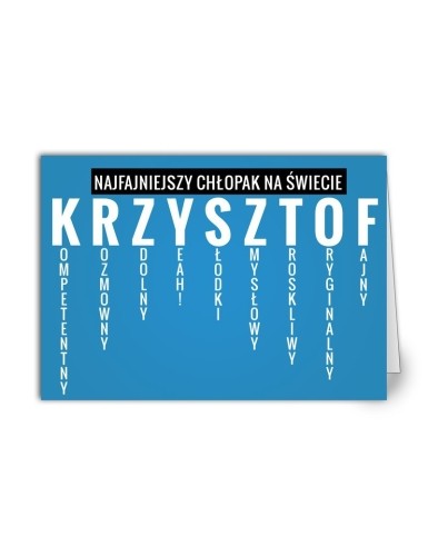 Kartka Krzysztof