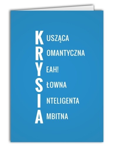 Kartka Krysia