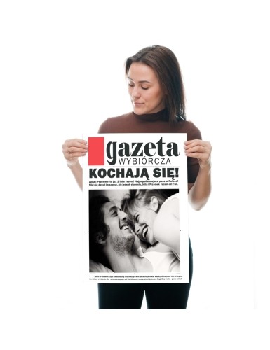 Kartka XXL Kochają Się Gazeta