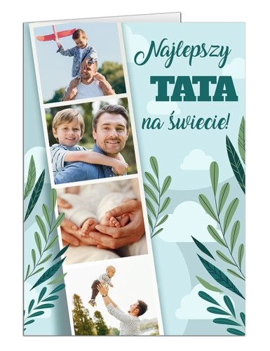 Kartka na Dzień Taty Mięta