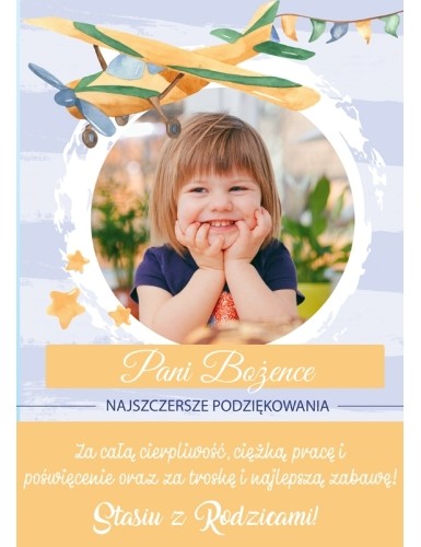 Plakat Podziękowanie Przedszkole - sklep online TwojaKartka.pl