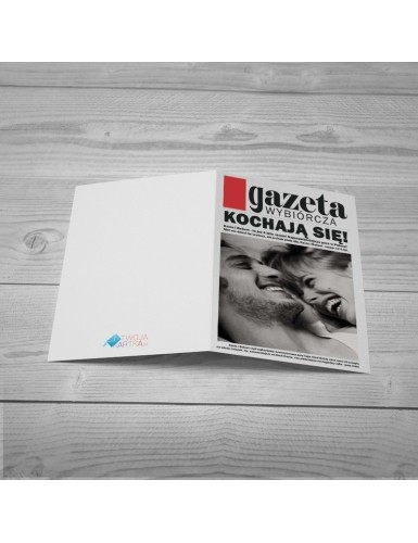 Kartka Kochają Się Gazeta